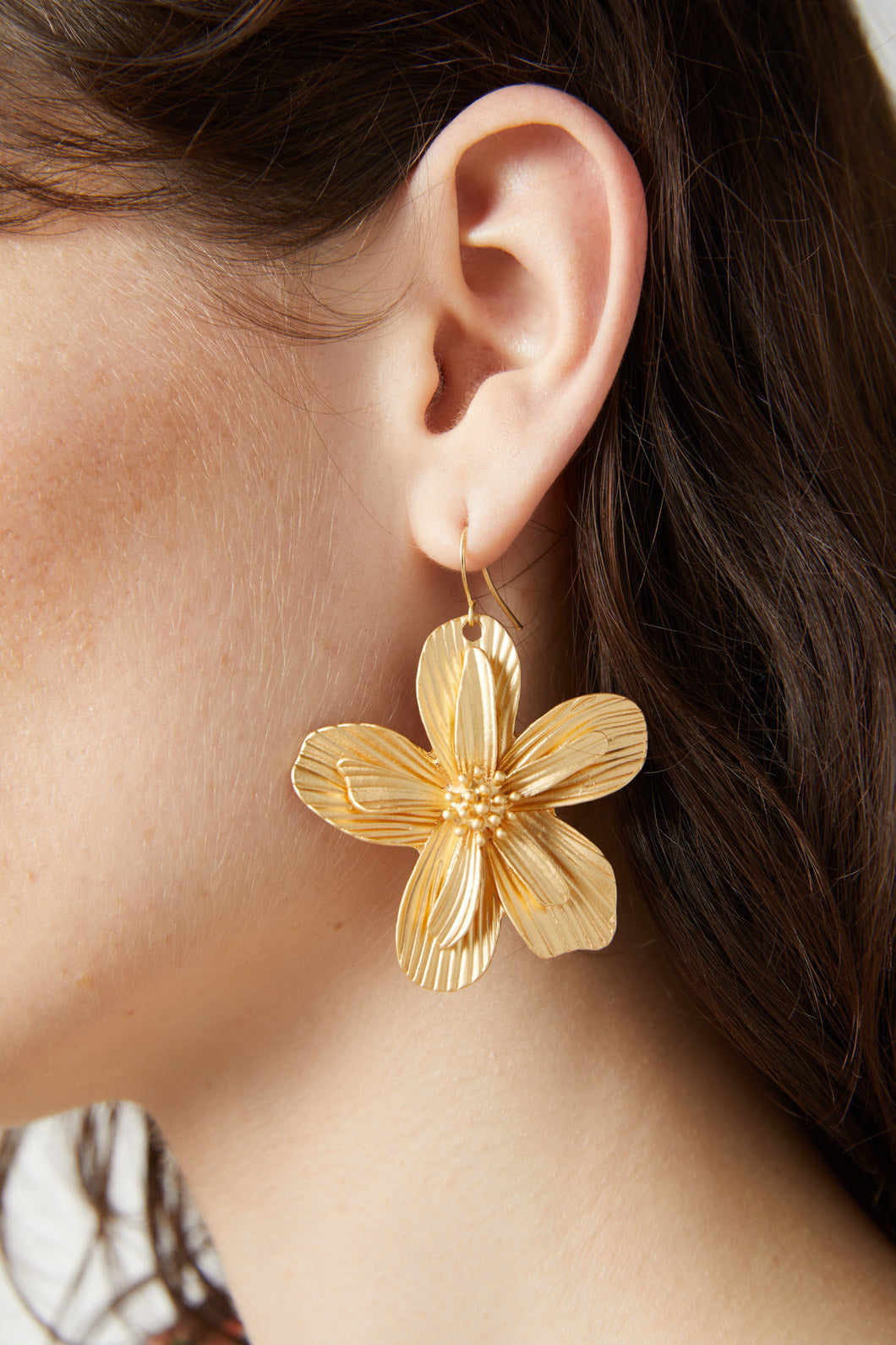 Gorman - Petal Dance Gold Earrings - gold