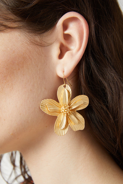 Gorman - Petal Dance Gold Earrings - gold