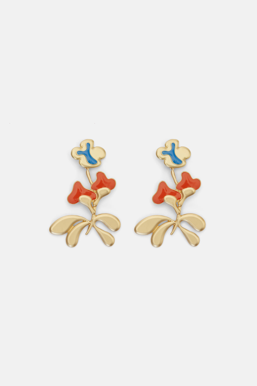Gorman - Foxglove Gold Earrings - multi