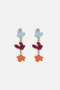 Gorman - Diamonte Flower Earrings - multi
