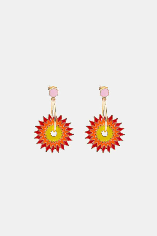 Gorman - Golden Sunflower Earrings - multi