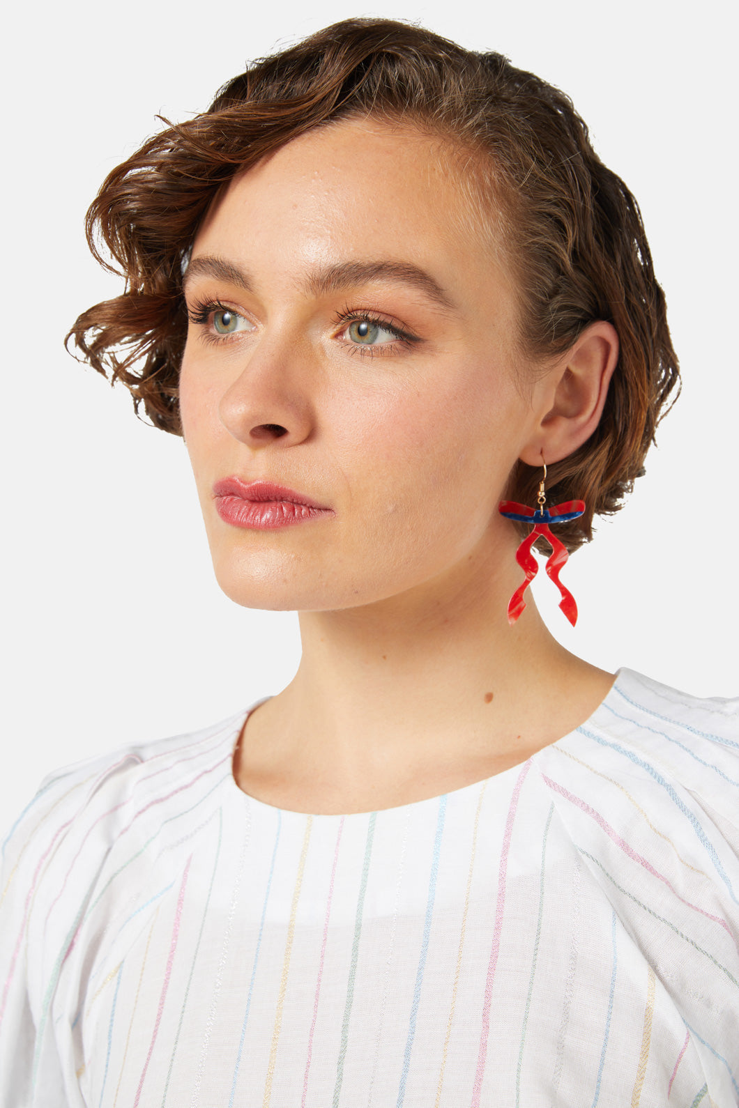 Gorman - Red Ribbon Earrings - multi