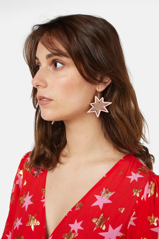 Gorman - Love Star Gold Earrings - multi