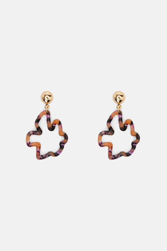 Gorman - Tropic Check Flower Earrings - multi