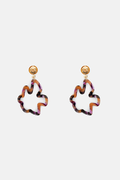 Gorman - Tropic Check Flower Earrings - multi