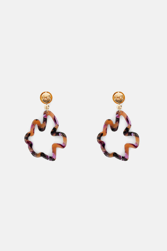 Gorman - Tropic Check Flower Earrings - multi