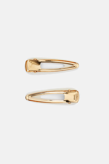 Gorman - Tropic Check Hair Clip Set X2 - multi