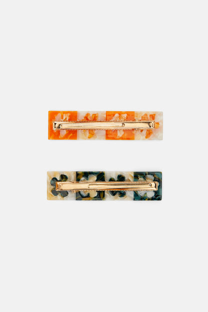 Gorman - Acrylic Hair Clip Set X2 - multi
