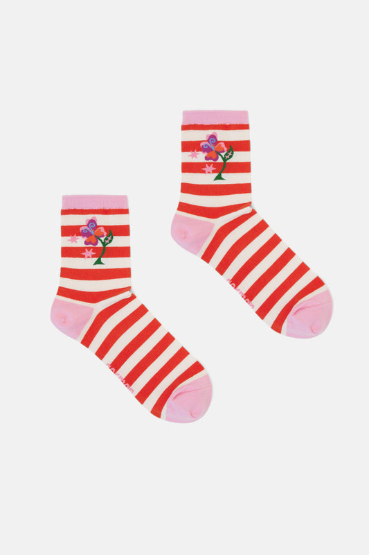 Gorman - Peruvian Lily Stripe Socks - multi