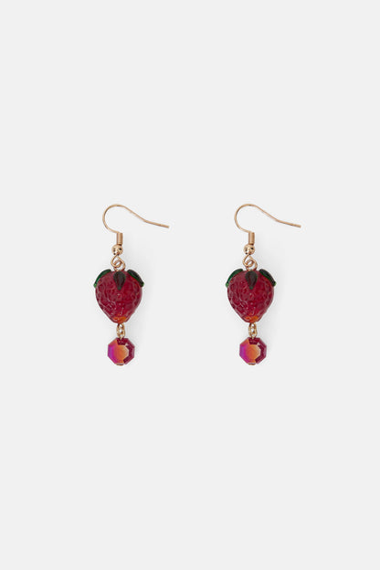 Gorman - Strawberry Field Earring - red