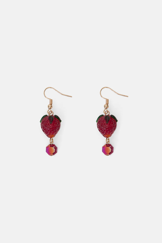 Gorman - Strawberry Field Earring - red