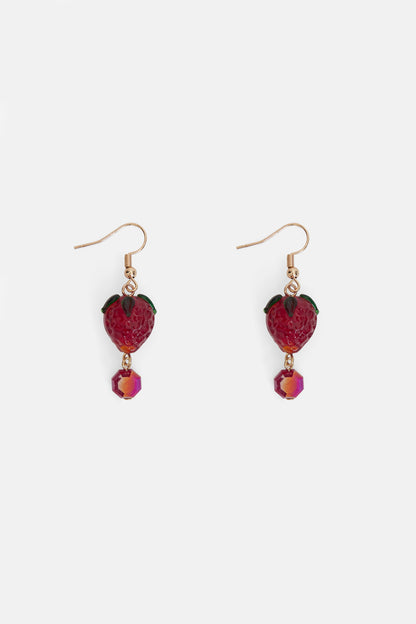 Gorman - Strawberry Field Earring - red