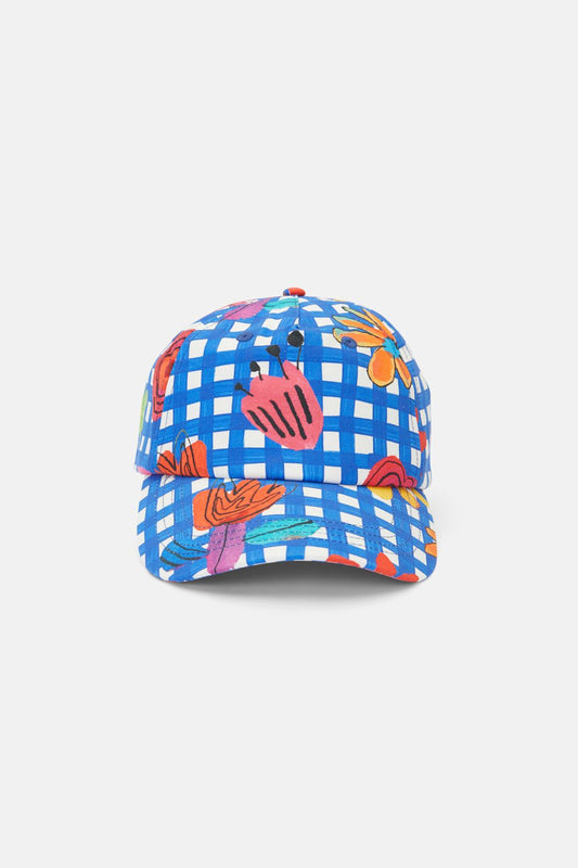 Gorman - Gingham Petal Parade Cap - print