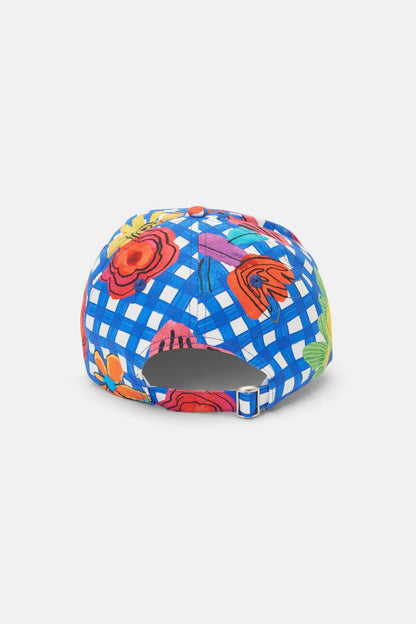 Gorman - Gingham Petal Parade Cap - print