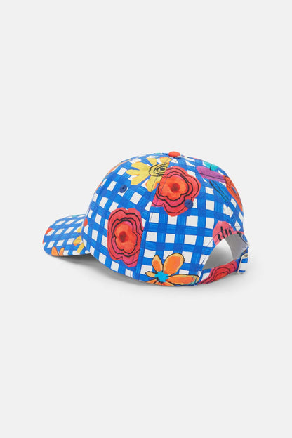Gorman - Gingham Petal Parade Cap - print