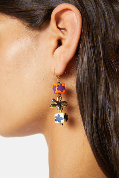 Gorman - Flower Charm Earring - multi