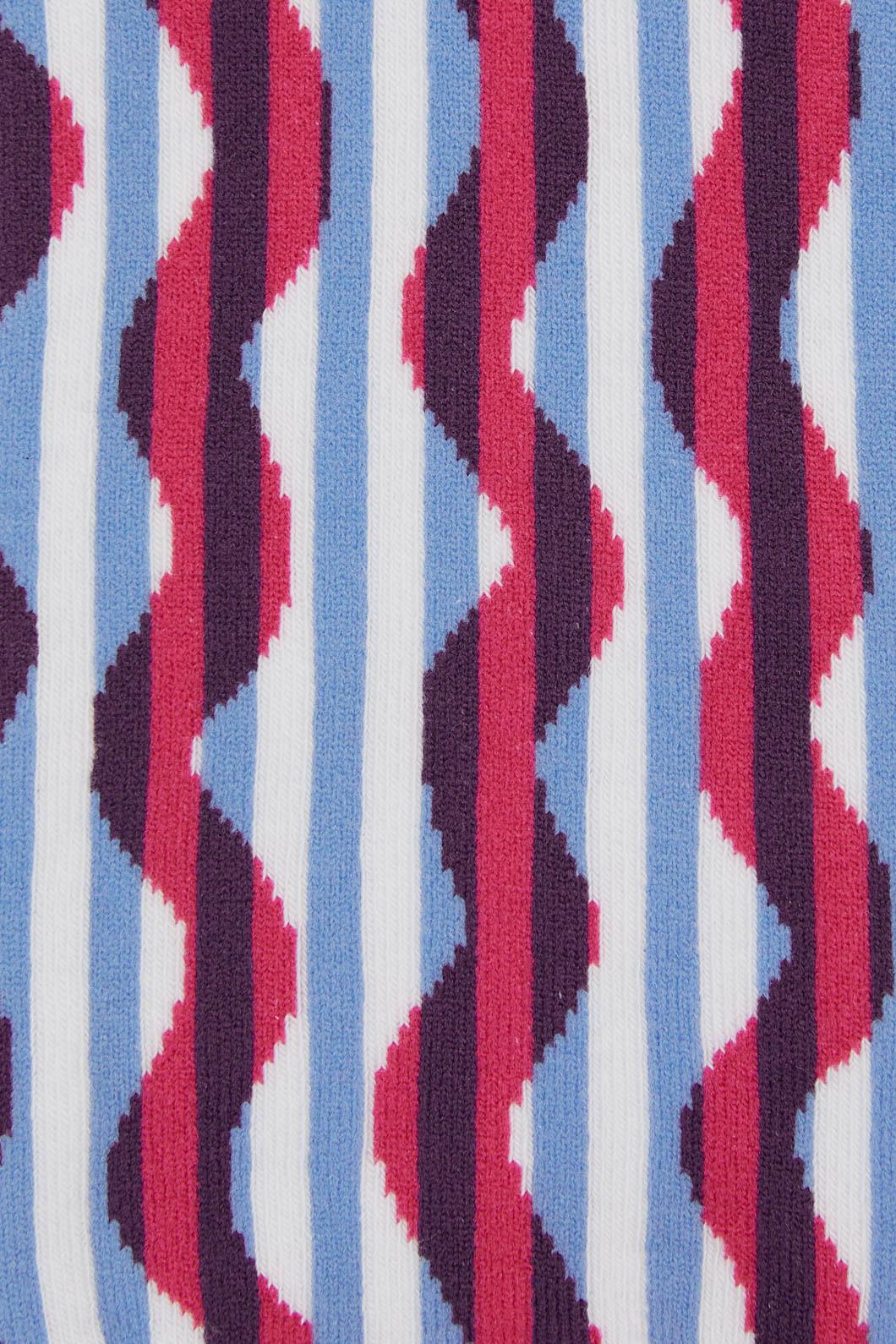 Gorman - Pink Swiggle Ankle Sock - multi