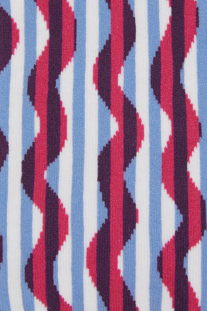 Gorman - Pink Swiggle Ankle Sock - multi