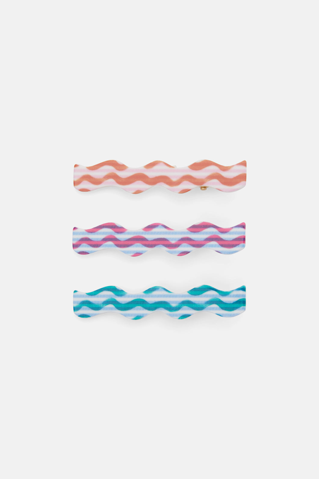 Gorman - Squiggle Hair Clip Set 3 - print