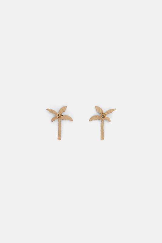 Gorman - Gold Palmetto Earring - gold