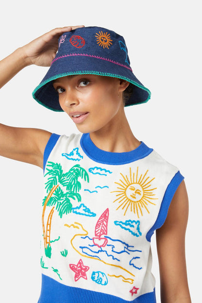 Gorman - Taking Time Bucket Hat - light-denim
