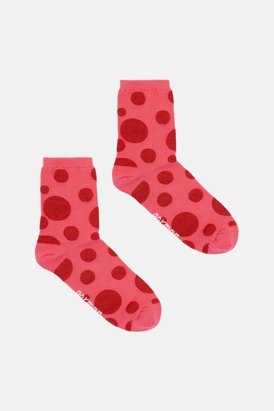 Gorman - Pink Spotty Socks - multi