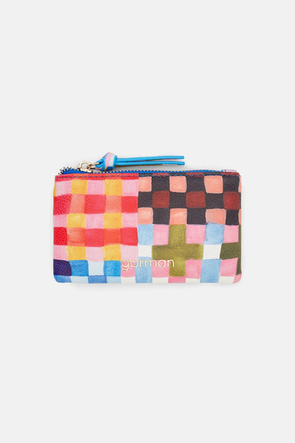Gorman - Gingham Garden Wallet - print