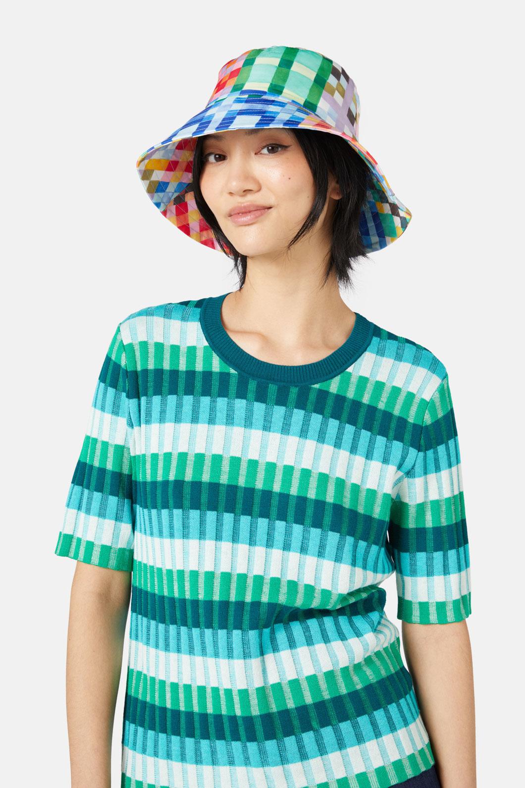Gorman - Gingham Bucket Hat - print