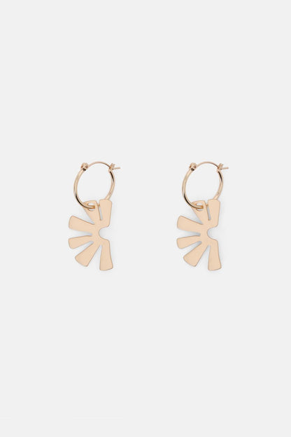 Gorman - Gold Jade Earring - gold