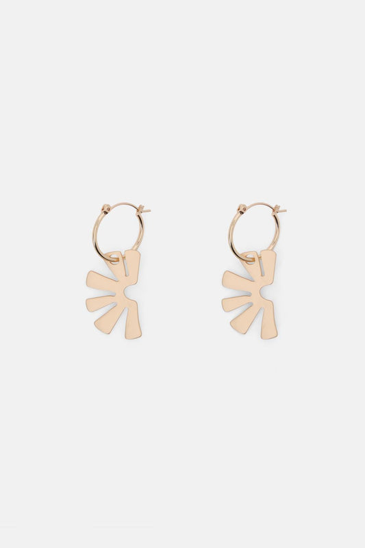 Gorman - Gold Jade Earring - gold