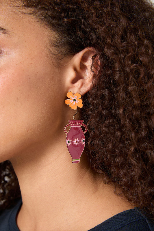 Gorman - Amphora Vase Earrings - gold