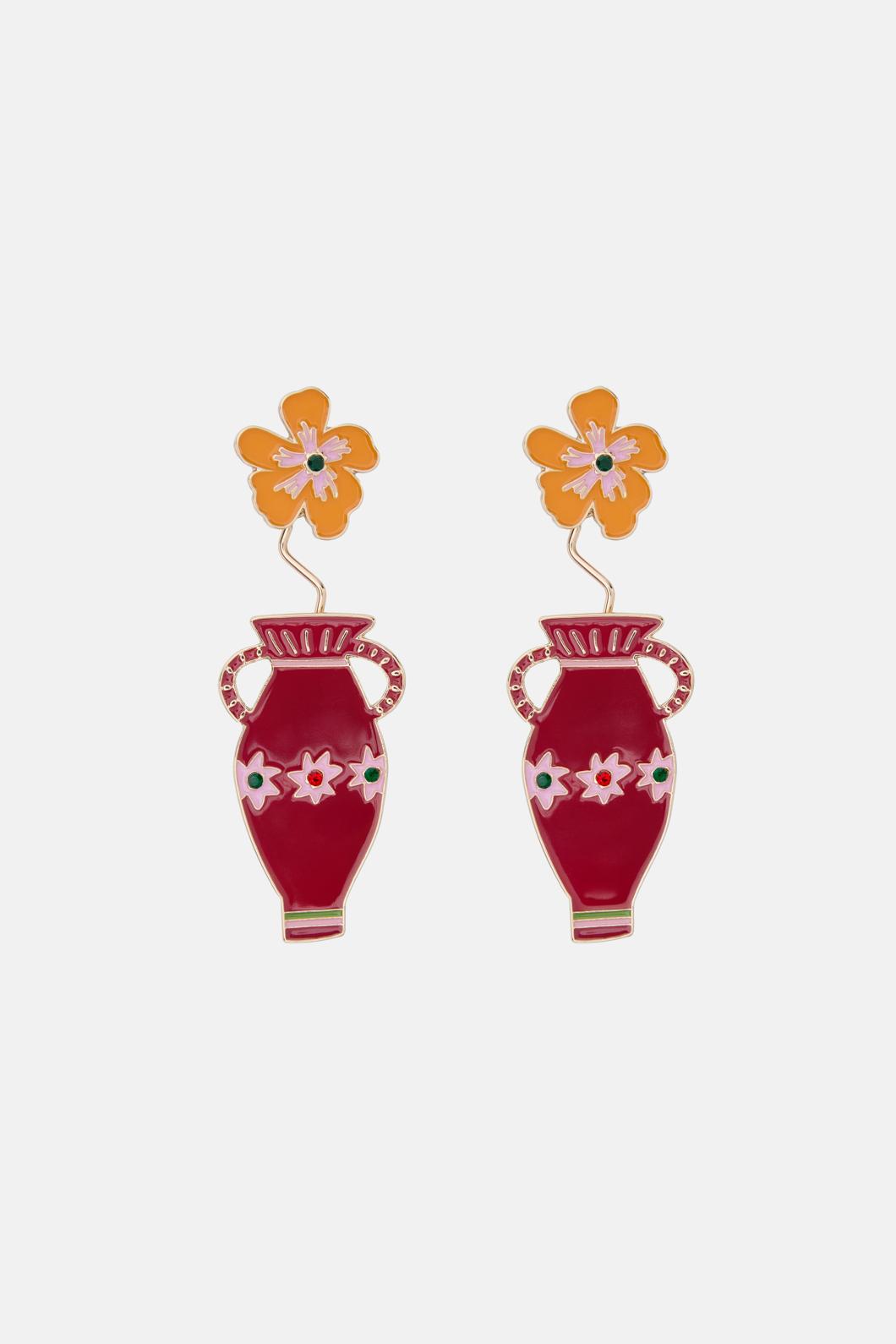 Gorman - Amphora Vase Earrings - gold