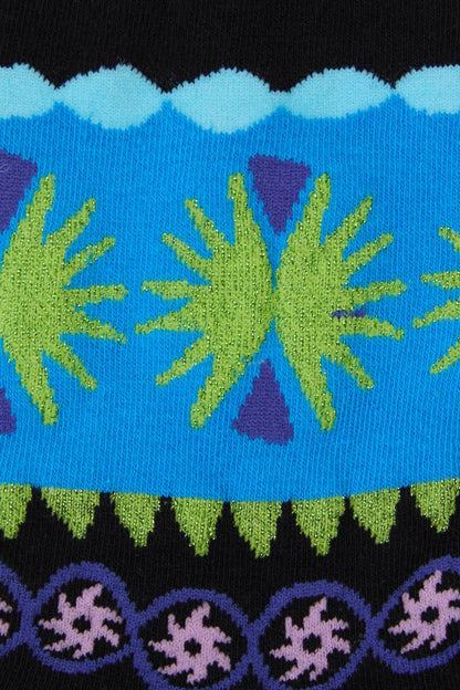 Gorman - Jade Black Shear Sock - multi