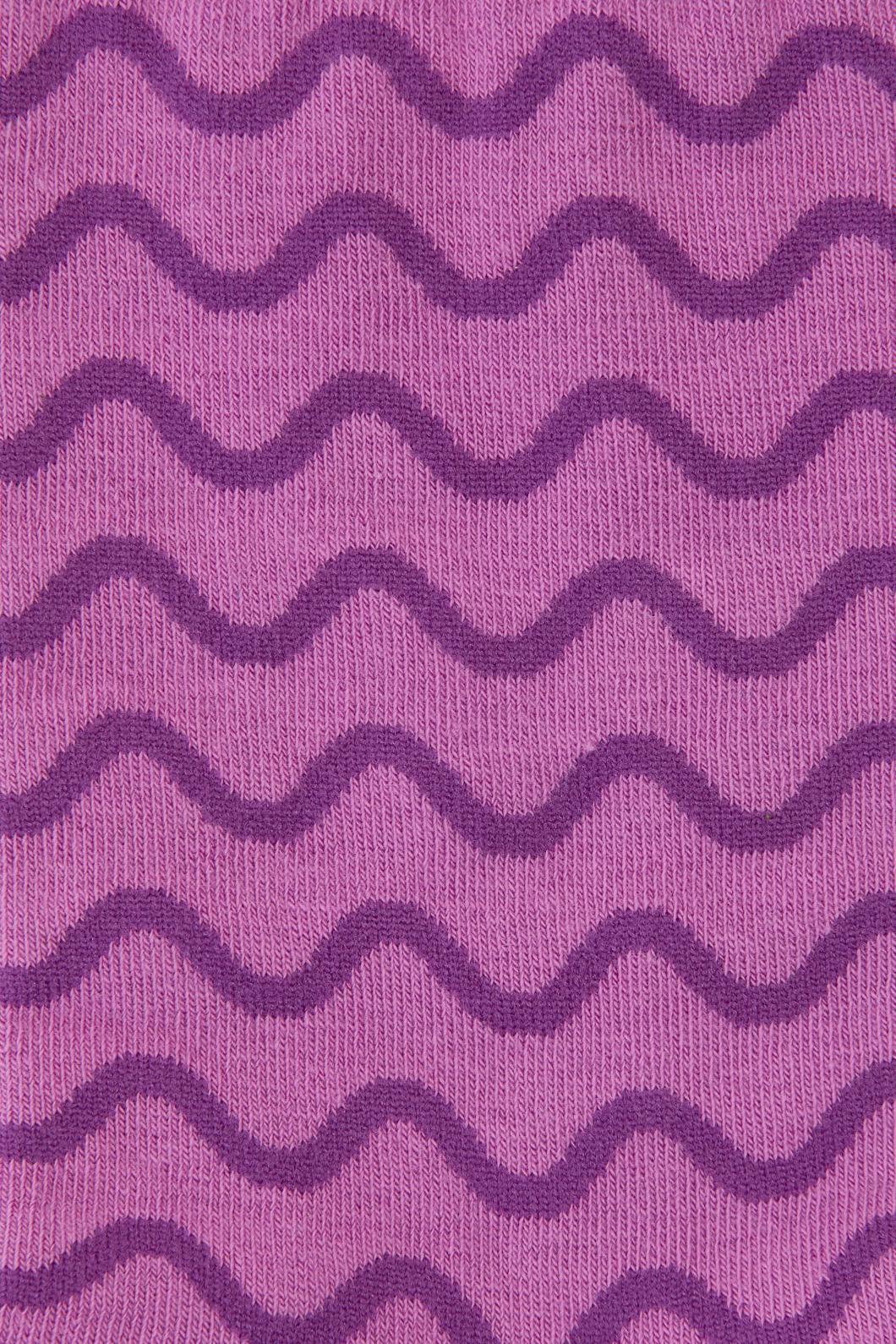 Gorman - Purple Wave Sock - purple