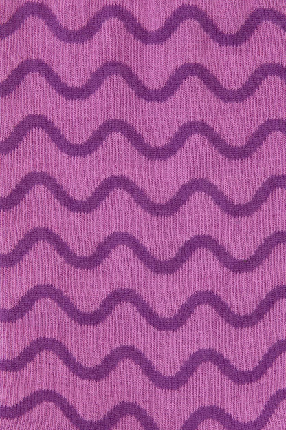 Gorman - Purple Wave Sock - purple