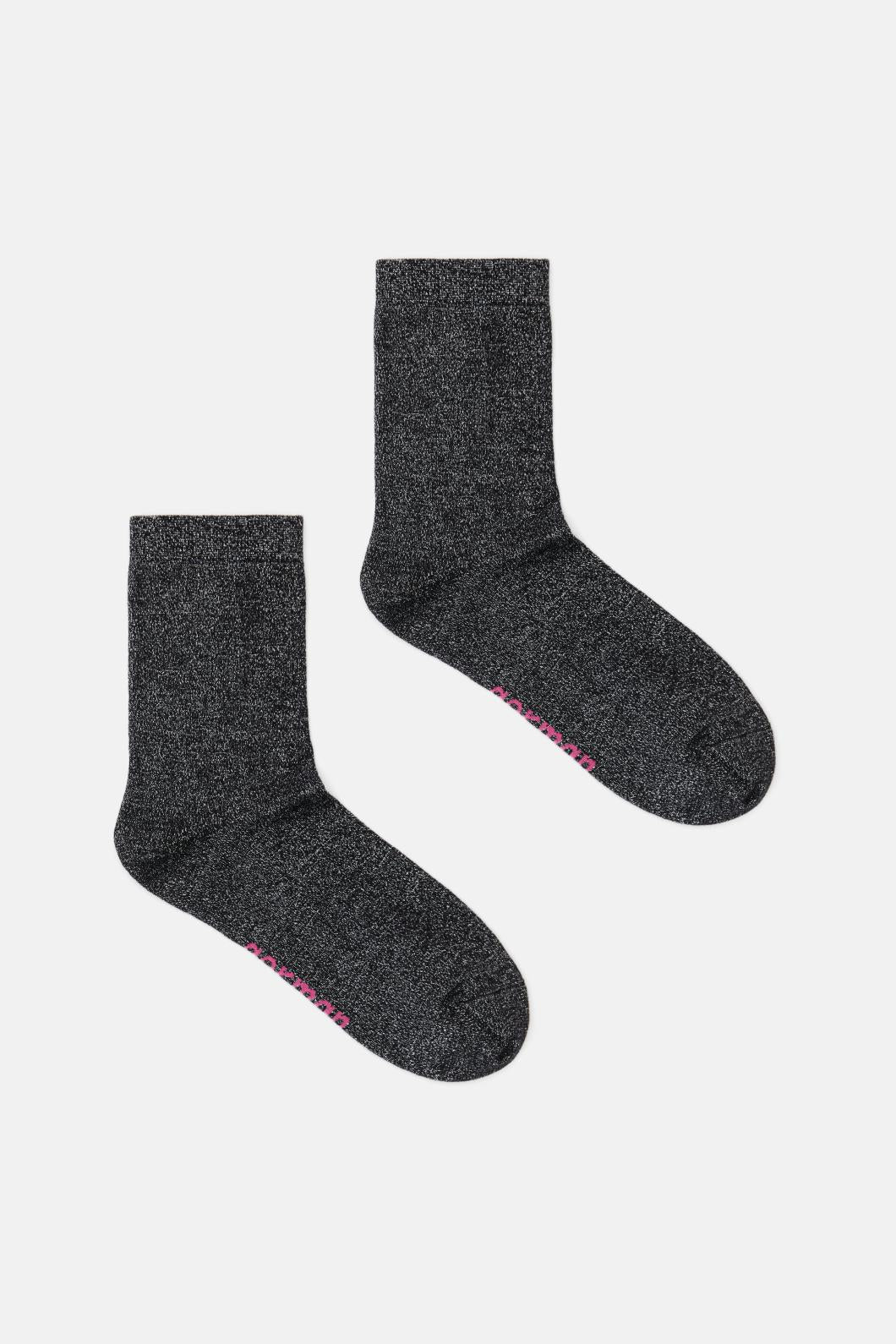 Gorman - Black Sparkle Sock - black