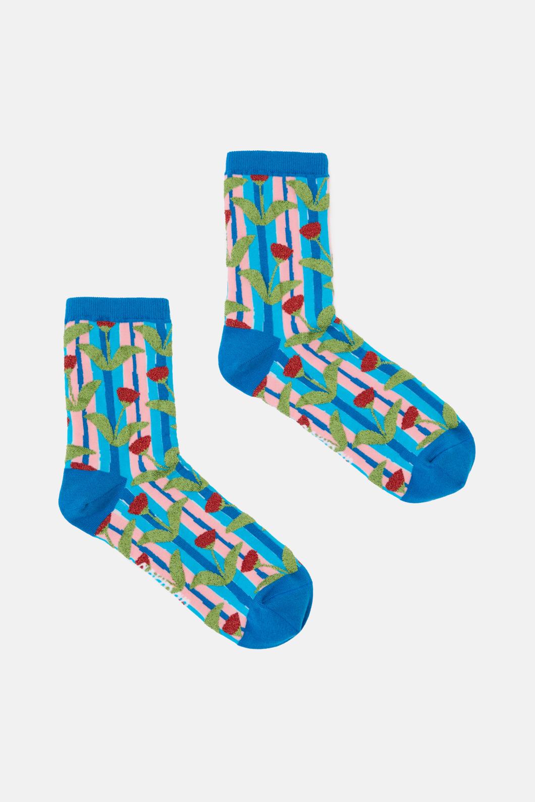 Gorman - Rosette Floral Sock - multi