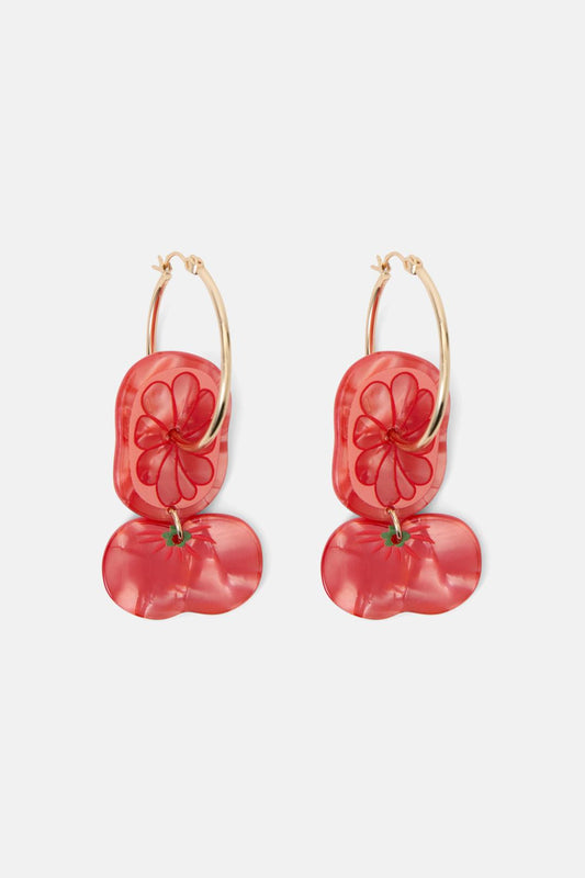 Gorman - Fantasy Tomato Earring - red
