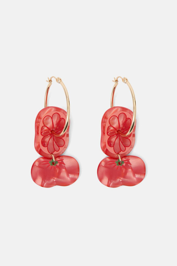 Gorman - Fantasy Tomato Earring - red