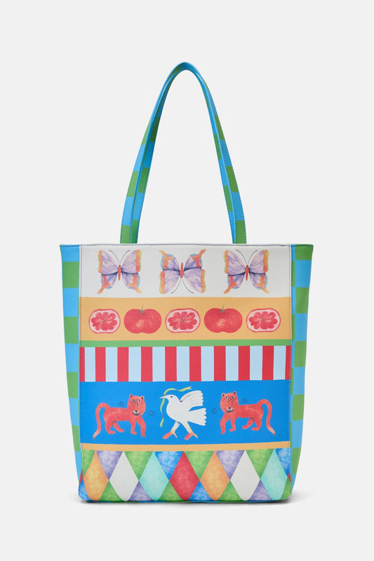 Gorman - Fantasy Patchwork Tote - print