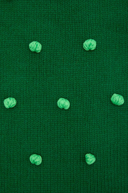 Gorman - Pom Pom Scarf - green