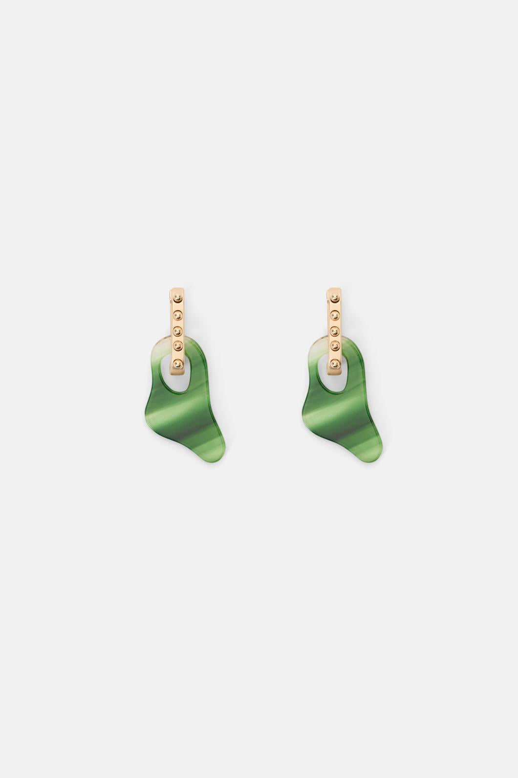 Gorman - Abstract Hoop Earring - multi
