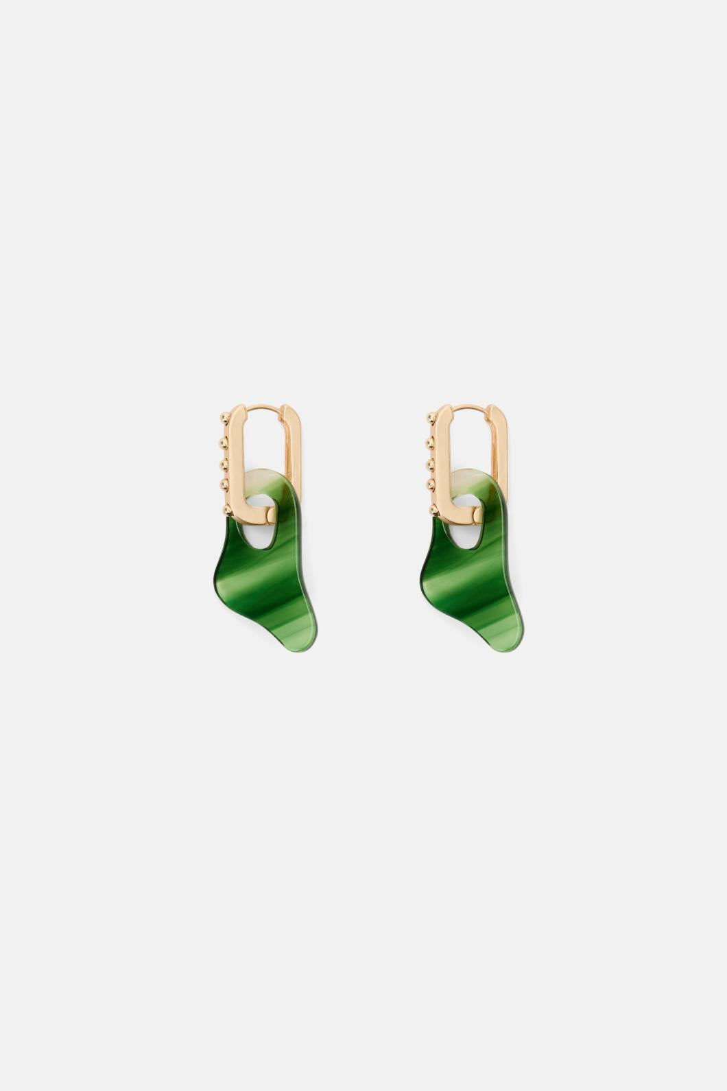 Gorman - Abstract Hoop Earring - multi
