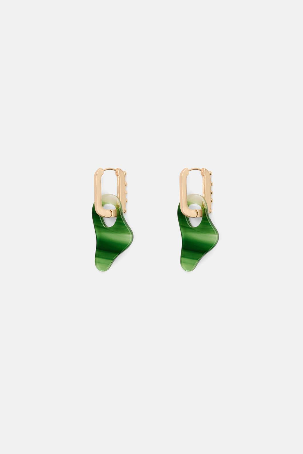 Gorman - Abstract Hoop Earring - multi