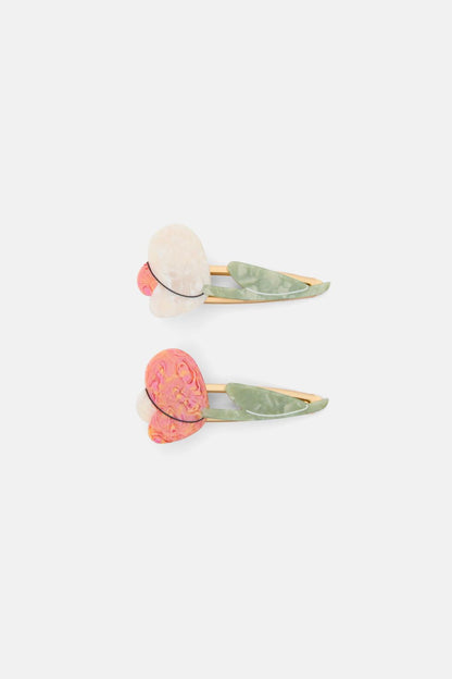 Gorman - Flower Hair Clip Set X2 - multi