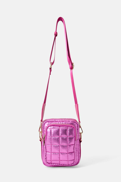 Gorman - Metallic Pink Crossbody Bag - pink