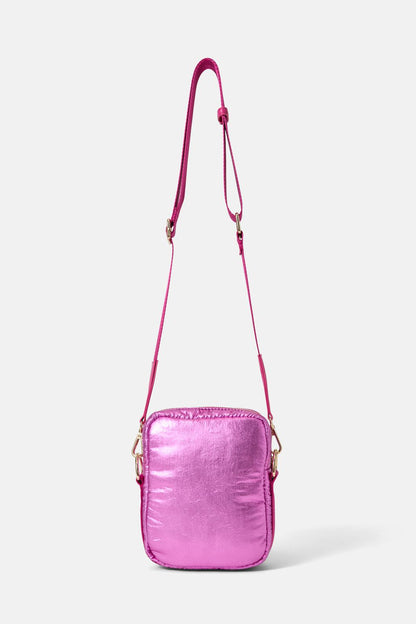 Gorman - Metallic Pink Crossbody Bag - pink