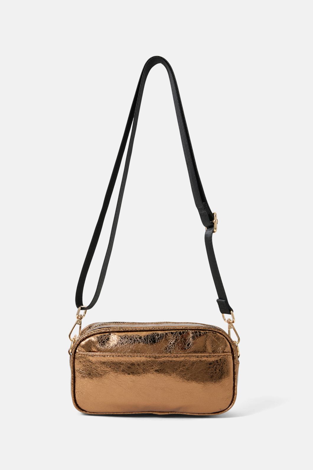 Gorman - Metallic Gold Crossbody Bag - gold