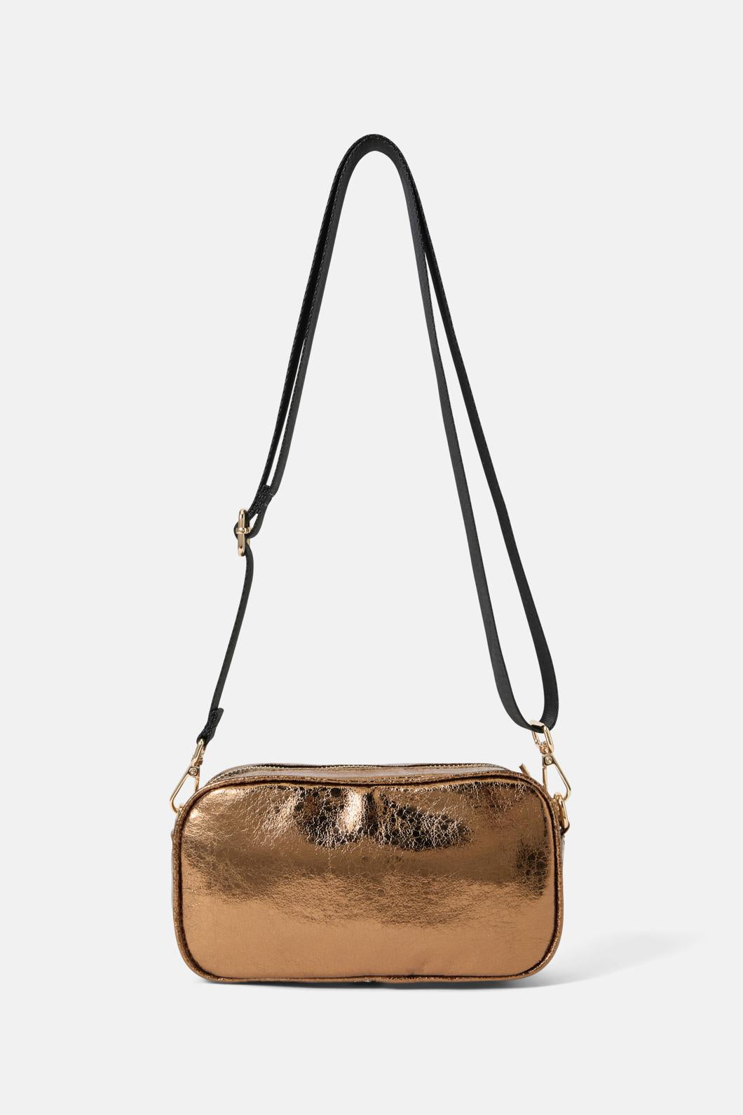 Gorman - Metallic Gold Crossbody Bag - gold