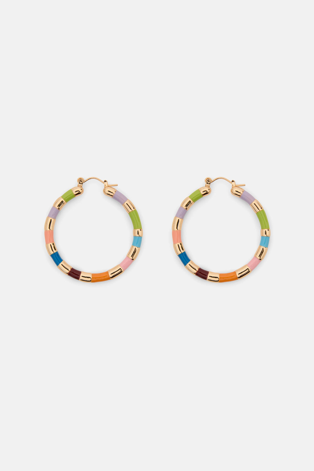Gorman - Gold Pastel Hoop - multi